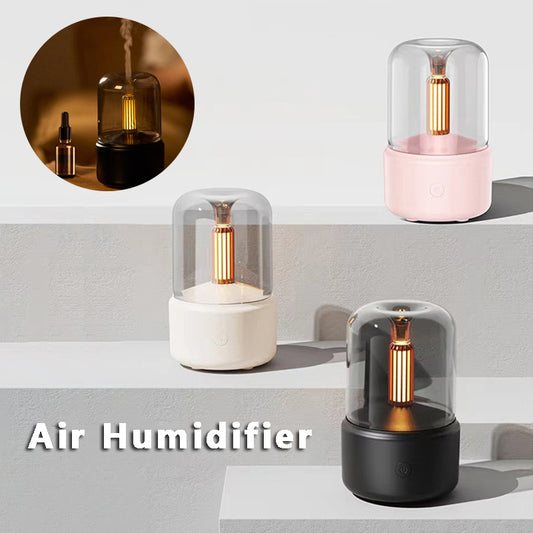 Atmosphere Light Humidifier Candlelight Aroma Diffuser Portable 120ml