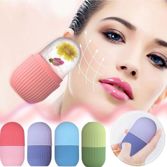 Silicone Ice Cube Tray Mold Face Beauty